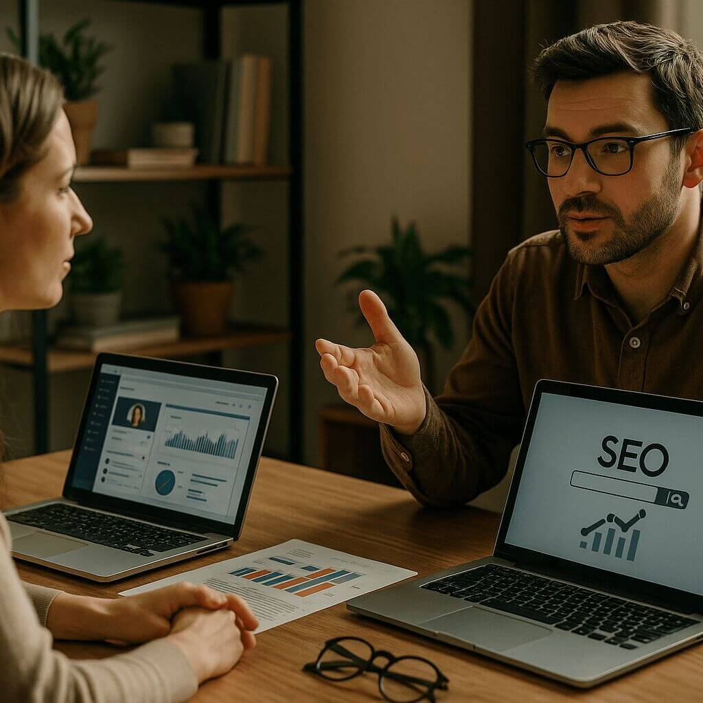 Accompagnement 360 aide à la construction et à l'optimisation d'un écosystème web performant pour améliorer la visibilité des entreprises