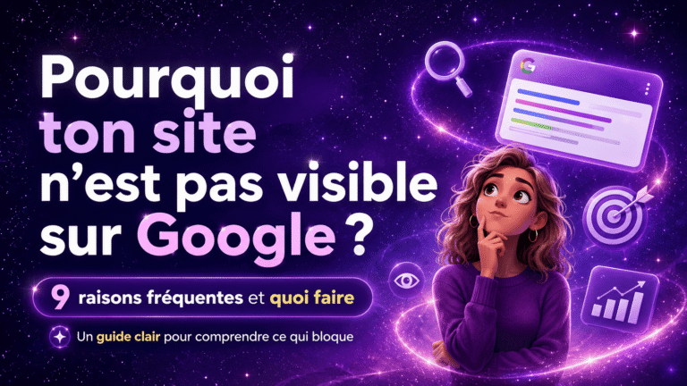 Lire la suite à propos de l’article Pourquoi mon site n’est pas visible sur Google ? 9 raisons
